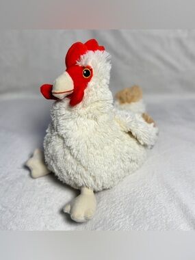 Warmies Microwavable Plush Chicken Lavender Scented Heating Pad Stuffed Animal